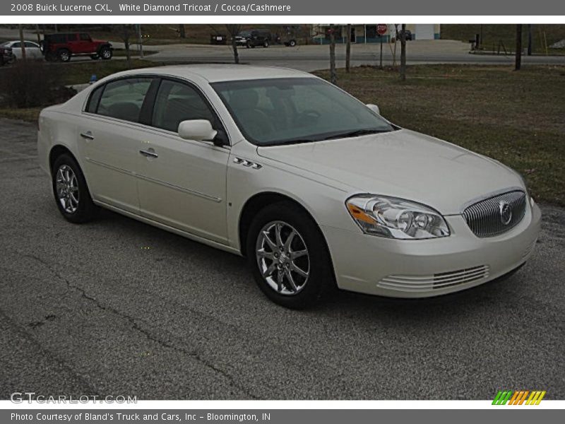 White Diamond Tricoat / Cocoa/Cashmere 2008 Buick Lucerne CXL