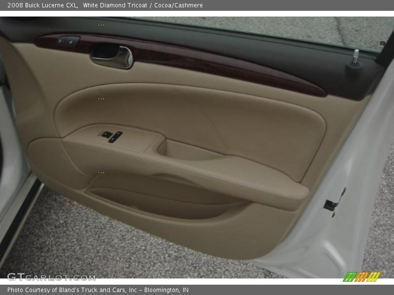 White Diamond Tricoat / Cocoa/Cashmere 2008 Buick Lucerne CXL