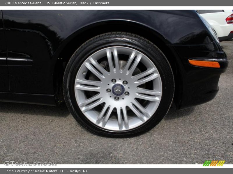 Black / Cashmere 2008 Mercedes-Benz E 350 4Matic Sedan