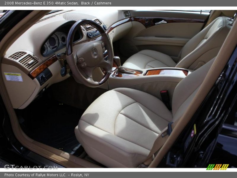 Black / Cashmere 2008 Mercedes-Benz E 350 4Matic Sedan