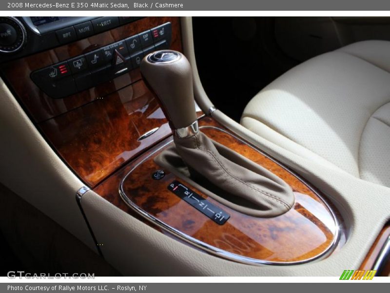 Black / Cashmere 2008 Mercedes-Benz E 350 4Matic Sedan