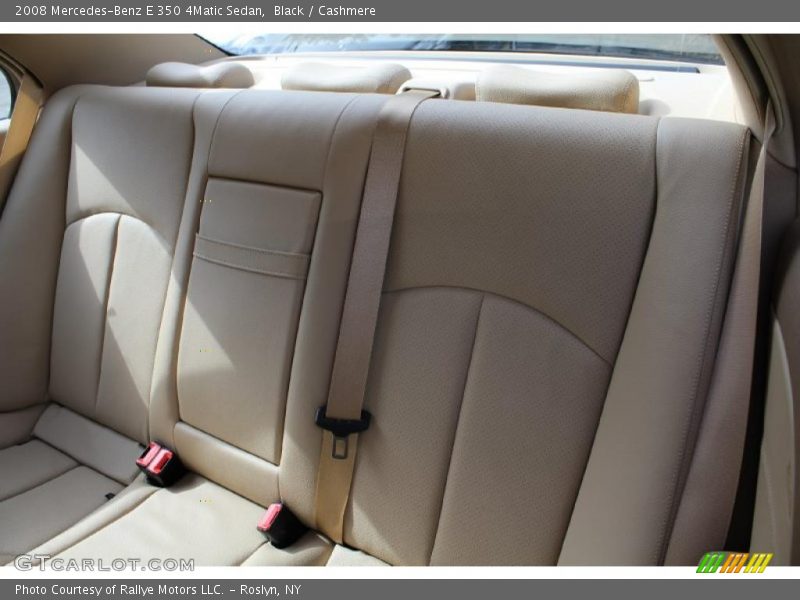 Black / Cashmere 2008 Mercedes-Benz E 350 4Matic Sedan