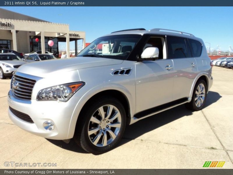 Liquid Platinum / Graphite 2011 Infiniti QX 56