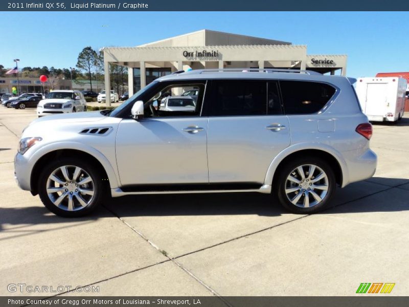 Liquid Platinum / Graphite 2011 Infiniti QX 56