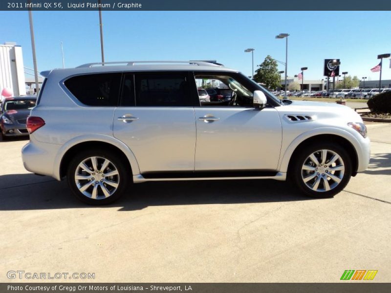 Liquid Platinum / Graphite 2011 Infiniti QX 56
