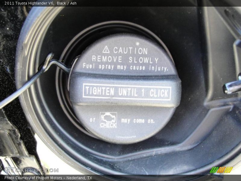 Black / Ash 2011 Toyota Highlander V6