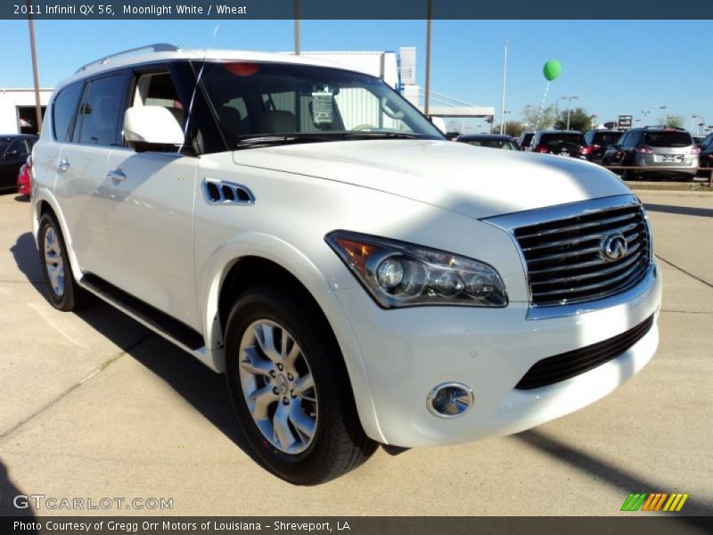 Moonlight White / Wheat 2011 Infiniti QX 56