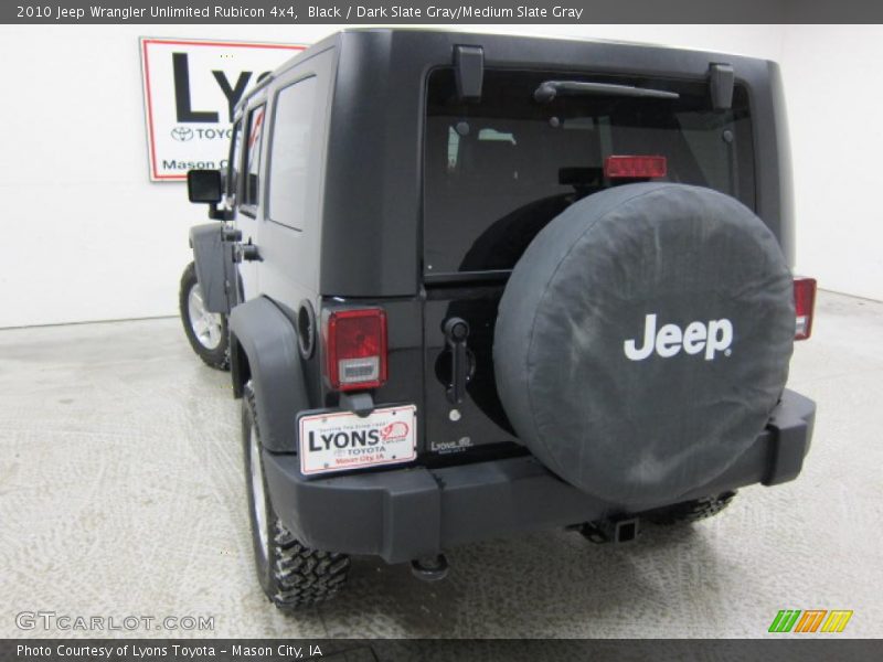 Black / Dark Slate Gray/Medium Slate Gray 2010 Jeep Wrangler Unlimited Rubicon 4x4