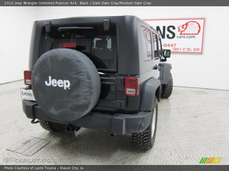 Black / Dark Slate Gray/Medium Slate Gray 2010 Jeep Wrangler Unlimited Rubicon 4x4