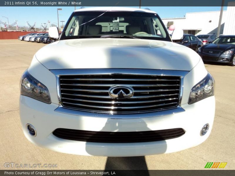 Moonlight White / Wheat 2011 Infiniti QX 56