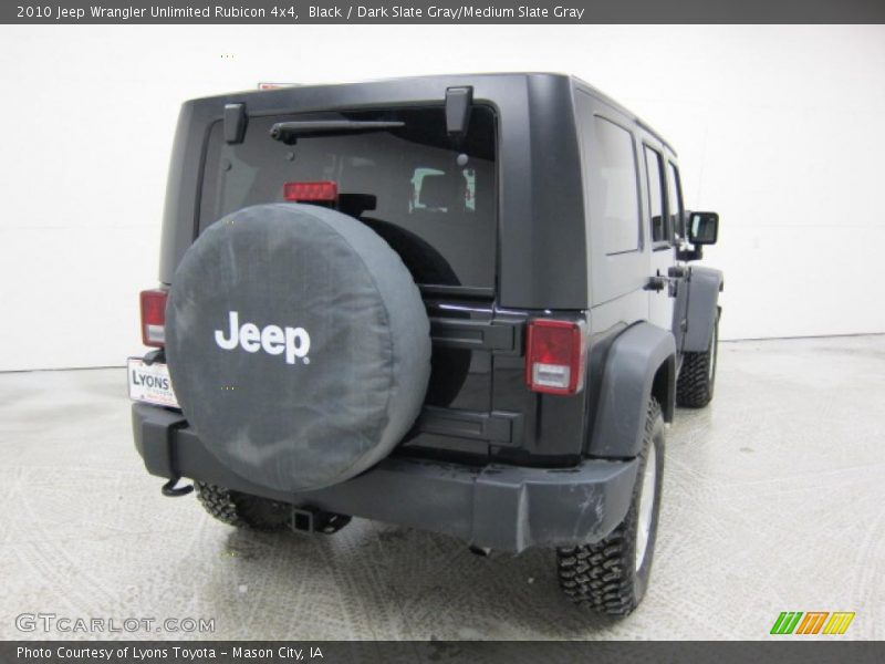 Black / Dark Slate Gray/Medium Slate Gray 2010 Jeep Wrangler Unlimited Rubicon 4x4