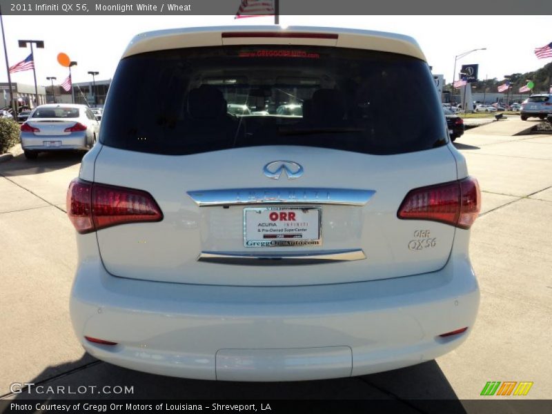 Moonlight White / Wheat 2011 Infiniti QX 56
