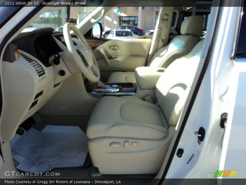 Moonlight White / Wheat 2011 Infiniti QX 56