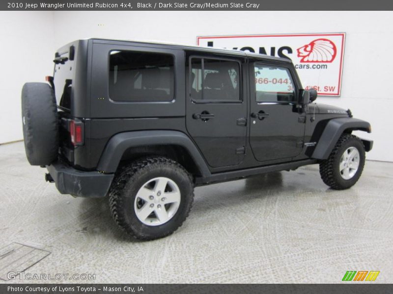 Black / Dark Slate Gray/Medium Slate Gray 2010 Jeep Wrangler Unlimited Rubicon 4x4