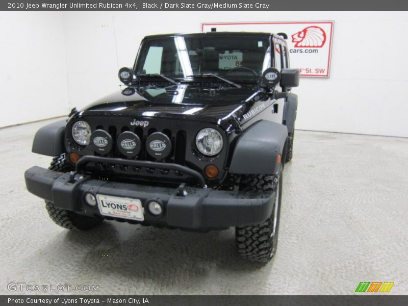 Black / Dark Slate Gray/Medium Slate Gray 2010 Jeep Wrangler Unlimited Rubicon 4x4