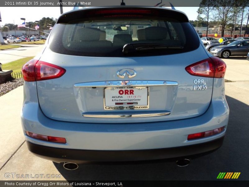 Arctic Blue / Wheat 2011 Infiniti EX 35 Journey