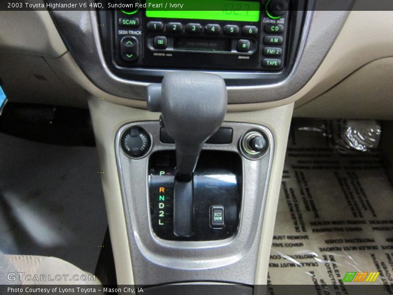 Sundown Red Pearl / Ivory 2003 Toyota Highlander V6 4WD