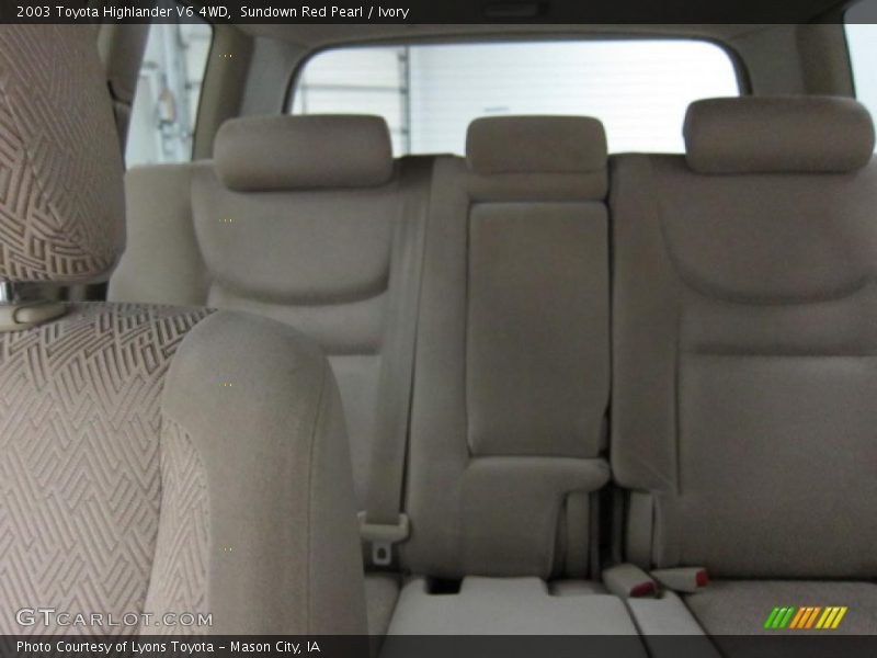 Sundown Red Pearl / Ivory 2003 Toyota Highlander V6 4WD
