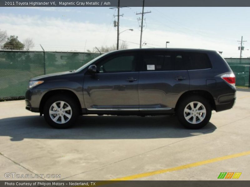 Magnetic Gray Metallic / Ash 2011 Toyota Highlander V6