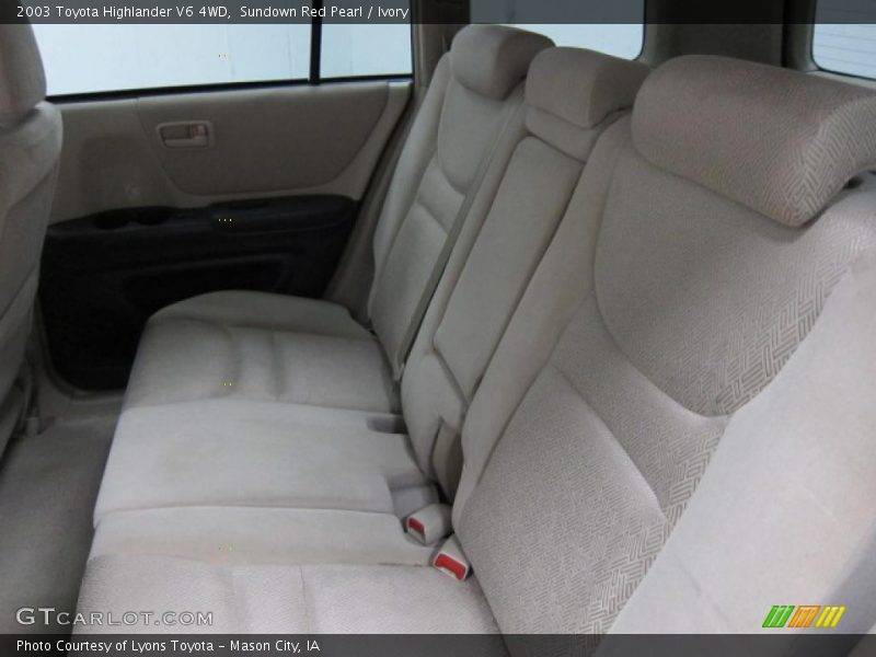 Sundown Red Pearl / Ivory 2003 Toyota Highlander V6 4WD