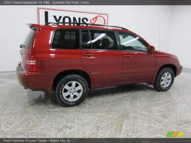 Sundown Red Pearl / Ivory 2003 Toyota Highlander V6 4WD