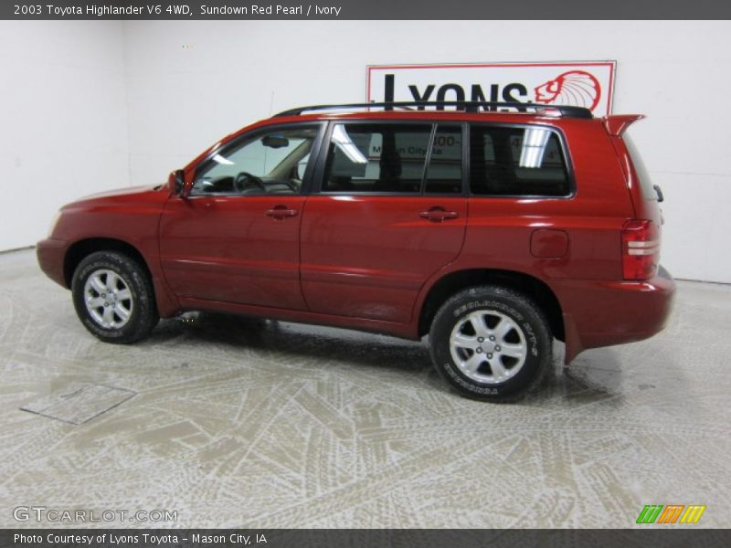 Sundown Red Pearl / Ivory 2003 Toyota Highlander V6 4WD