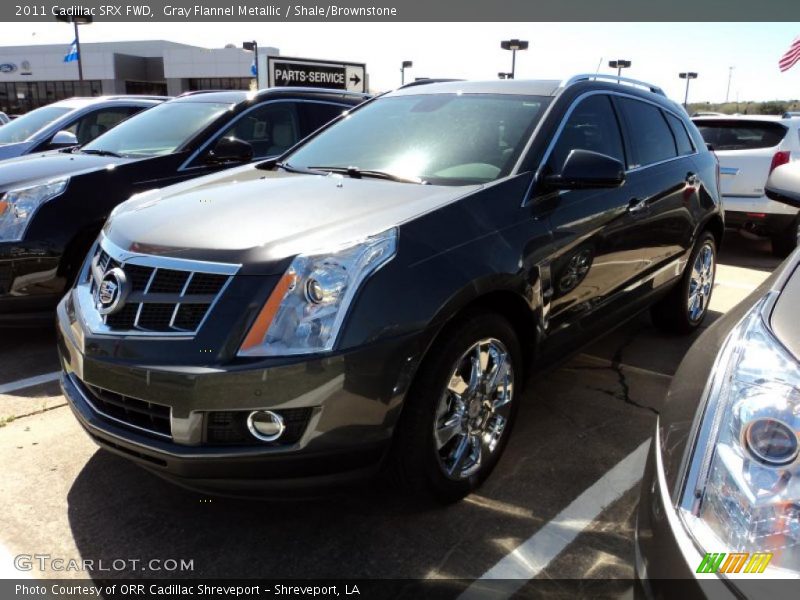 Gray Flannel Metallic / Shale/Brownstone 2011 Cadillac SRX FWD