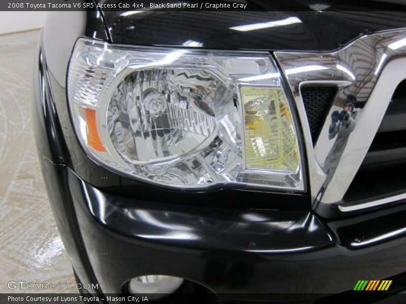 Black Sand Pearl / Graphite Gray 2008 Toyota Tacoma V6 SR5 Access Cab 4x4