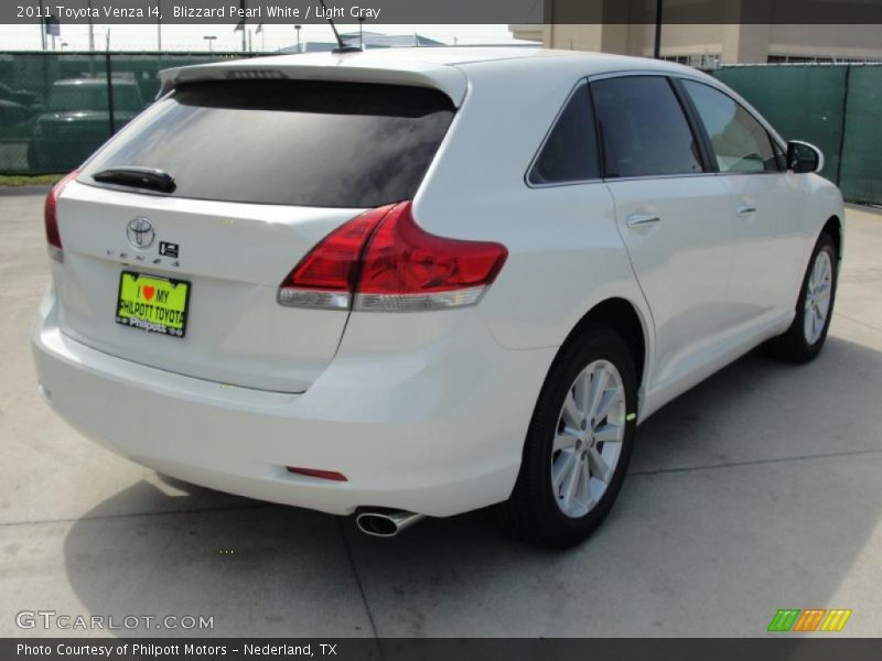Blizzard Pearl White / Light Gray 2011 Toyota Venza I4
