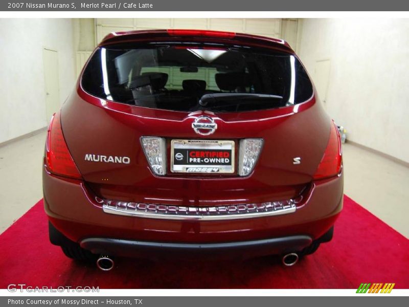 Merlot Pearl / Cafe Latte 2007 Nissan Murano S