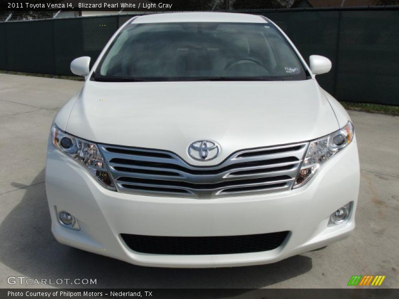 Blizzard Pearl White / Light Gray 2011 Toyota Venza I4