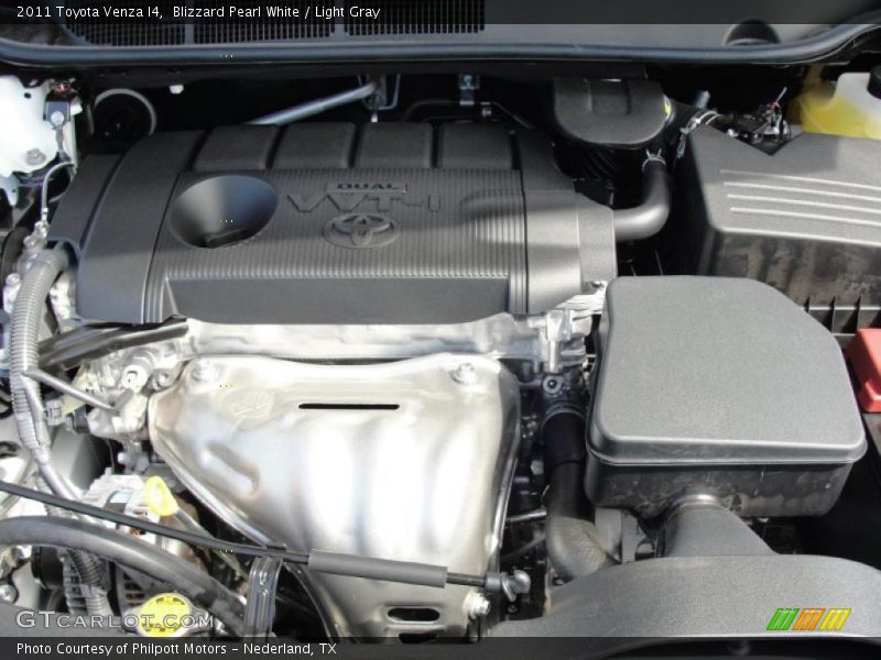 Blizzard Pearl White / Light Gray 2011 Toyota Venza I4