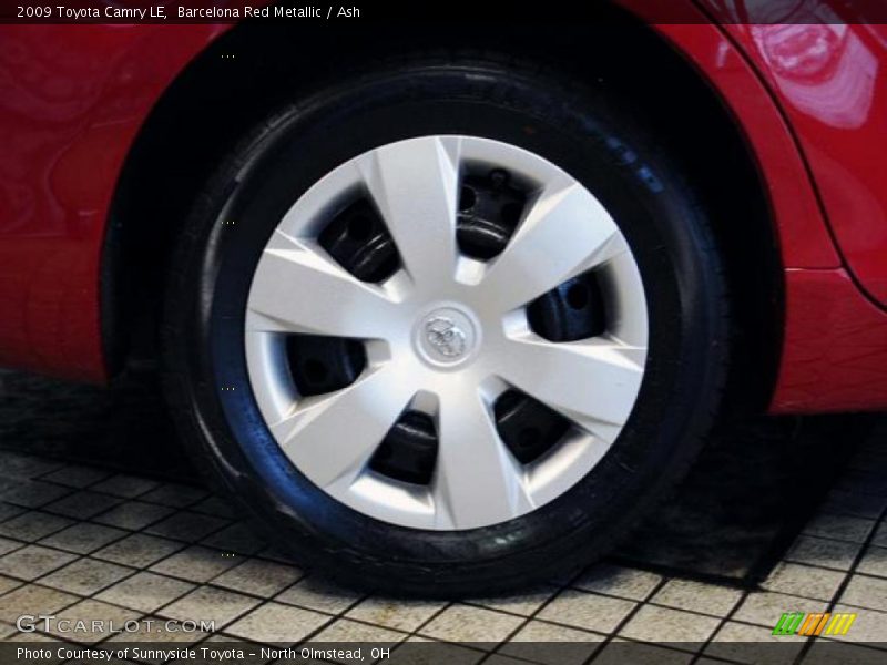 Barcelona Red Metallic / Ash 2009 Toyota Camry LE