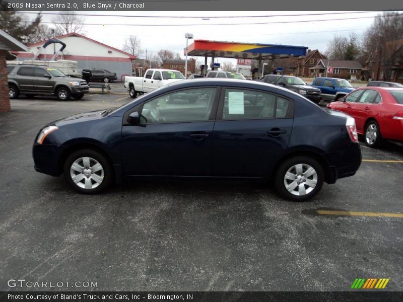 Blue Onyx / Charcoal 2009 Nissan Sentra 2.0