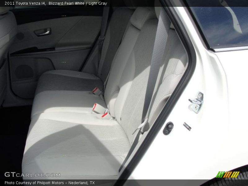 Blizzard Pearl White / Light Gray 2011 Toyota Venza I4