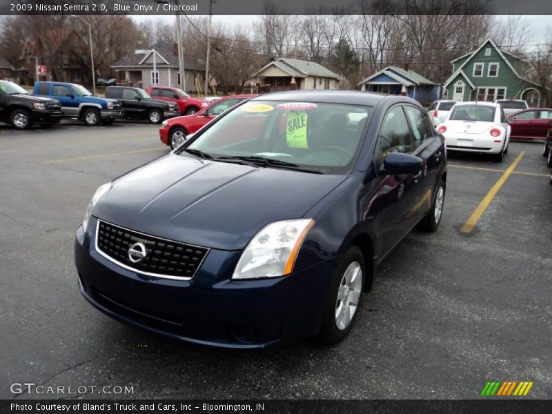 Blue Onyx / Charcoal 2009 Nissan Sentra 2.0