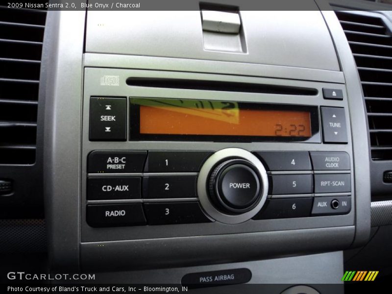 Blue Onyx / Charcoal 2009 Nissan Sentra 2.0