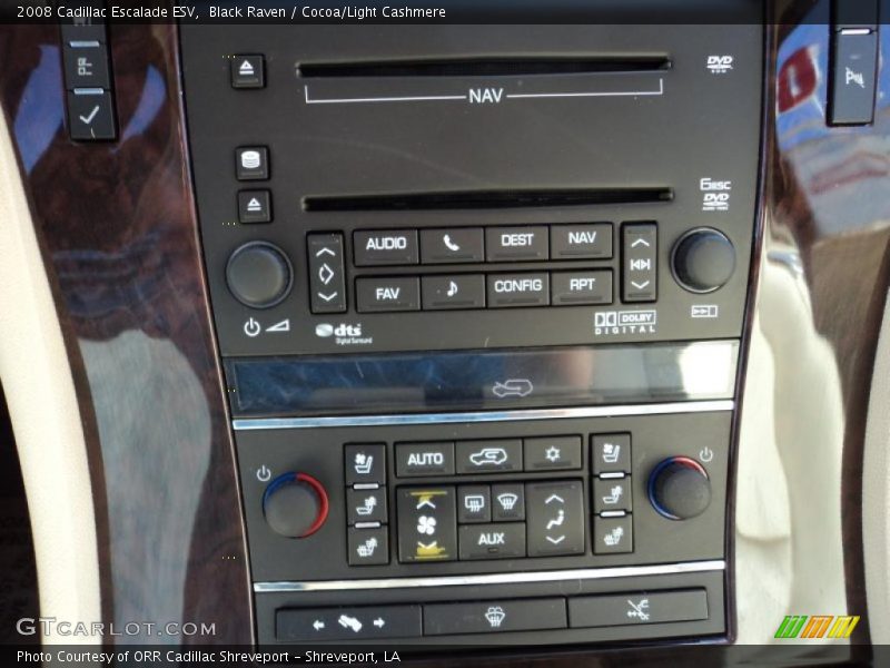 Controls of 2008 Escalade ESV