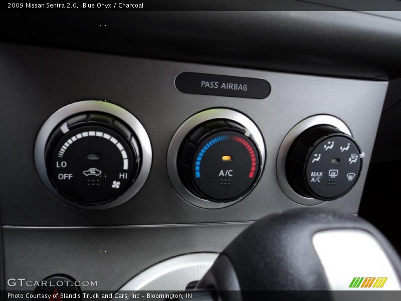 Blue Onyx / Charcoal 2009 Nissan Sentra 2.0