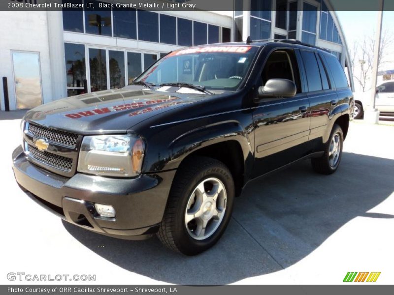 Black Granite Metallic / Light Gray 2008 Chevrolet TrailBlazer LT