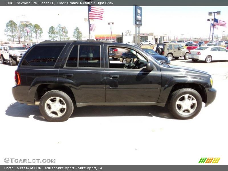 Black Granite Metallic / Light Gray 2008 Chevrolet TrailBlazer LT