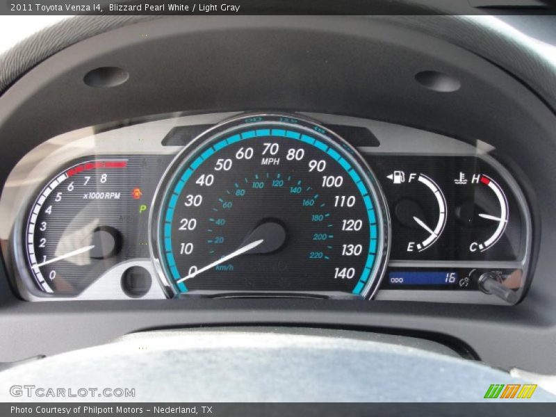 Blizzard Pearl White / Light Gray 2011 Toyota Venza I4