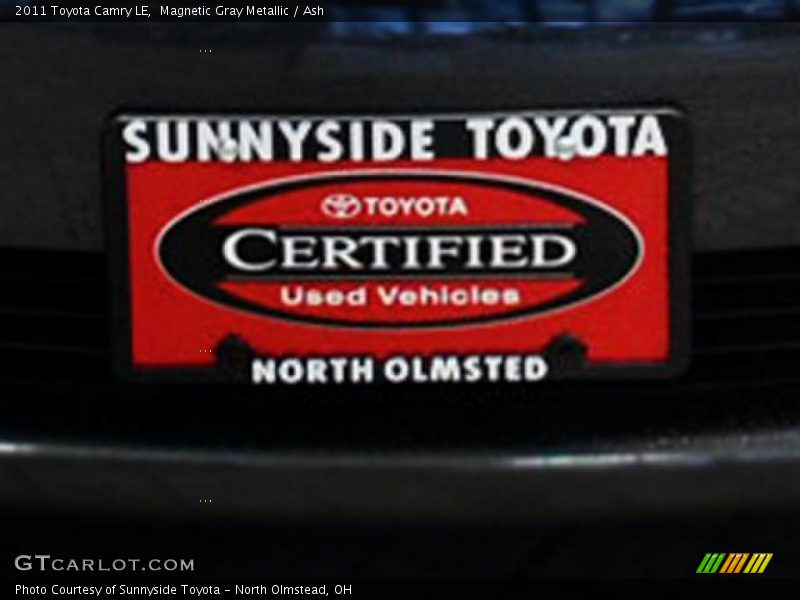 Magnetic Gray Metallic / Ash 2011 Toyota Camry LE