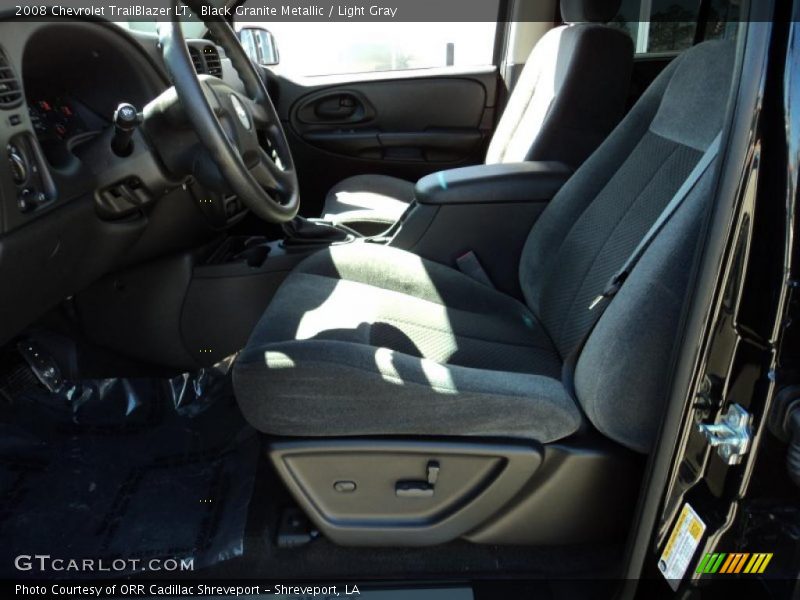 Black Granite Metallic / Light Gray 2008 Chevrolet TrailBlazer LT