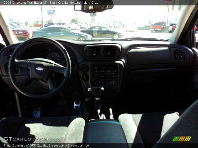 Black Granite Metallic / Light Gray 2008 Chevrolet TrailBlazer LT