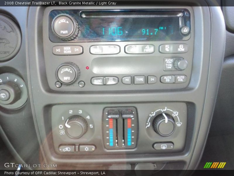 Black Granite Metallic / Light Gray 2008 Chevrolet TrailBlazer LT