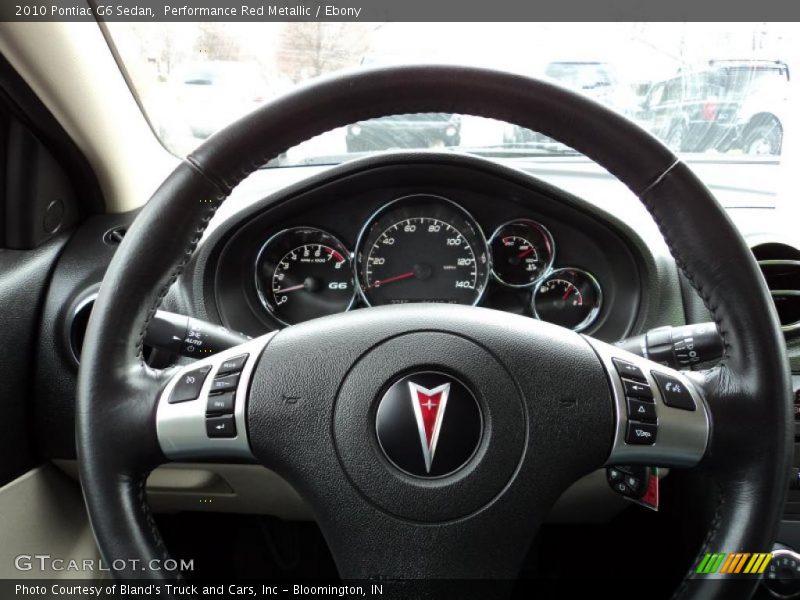 Performance Red Metallic / Ebony 2010 Pontiac G6 Sedan