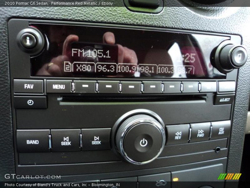 Performance Red Metallic / Ebony 2010 Pontiac G6 Sedan