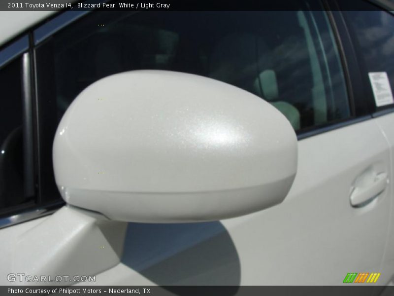 Blizzard Pearl White / Light Gray 2011 Toyota Venza I4