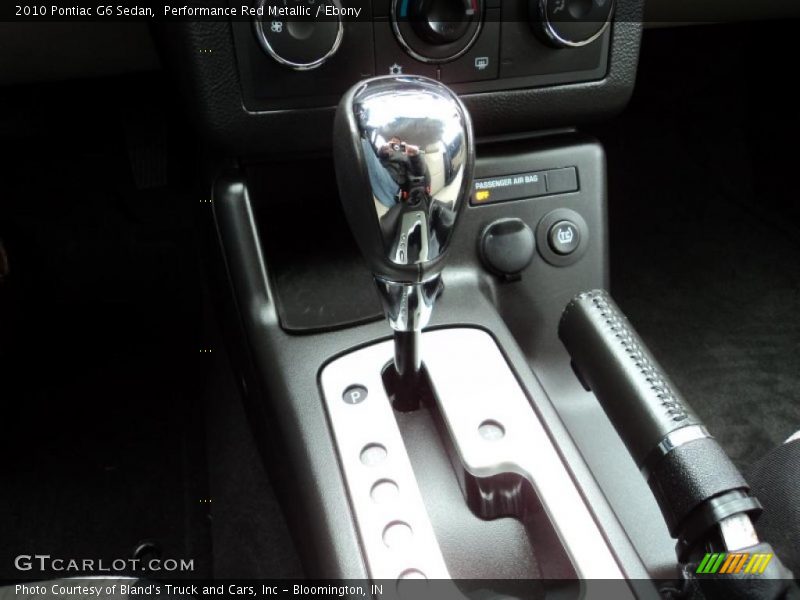 Performance Red Metallic / Ebony 2010 Pontiac G6 Sedan